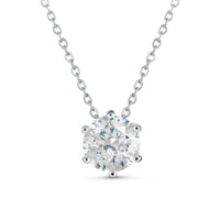 Thumbnail for Collier Solitaire Moissanite, vue 2