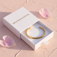 Thumbnail for Bracelet manchette — dans l'écrin cadeau, or | SKU: 2020s-rg
