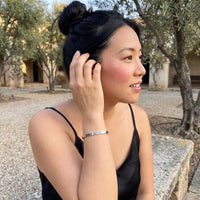 Thumbnail for Bracelet gravé — photo portée, geste du quotidien, argent | SKU: 2020s-wg