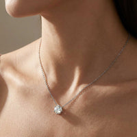 Thumbnail for Collier Solitaire Moissanite, vue 3