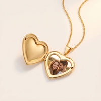 Thumbnail for Collier Médaillon Photo Coeur Love