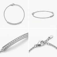 Thumbnail for Bracelet Barre de Cristaux, vue 4