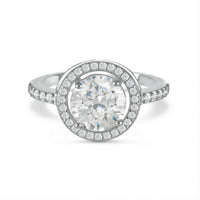 Thumbnail for Bague ronde — photo produit sur fond blanc, argent
