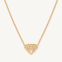 Thumbnail for Pendentif géométrique — photo produit sur fond blanc, or | SKU: 12791388-gold