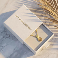 Thumbnail for Collier acier inoxydable femme — dans l'écrin cadeau, or | SKU: 8050907-gold