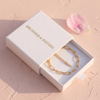 Thumbnail for Bracelet chaîne femme — dans l'écrin cadeau, or | SKU: l-original
