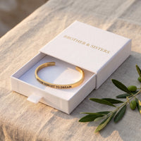Thumbnail for Bracelet citation — dans l'écrin cadeau, or | SKU: nftd-rg