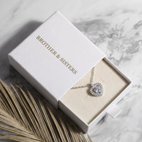 Thumbnail for Collier coeur — dans l'écrin cadeau, argent | SKU: 505744