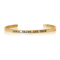 Thumbnail for Bracelet gravé — photo produit sur fond blanc, or