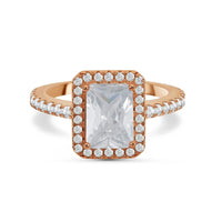 Thumbnail for Bague de promesse — photo produit sur fond blanc, argent