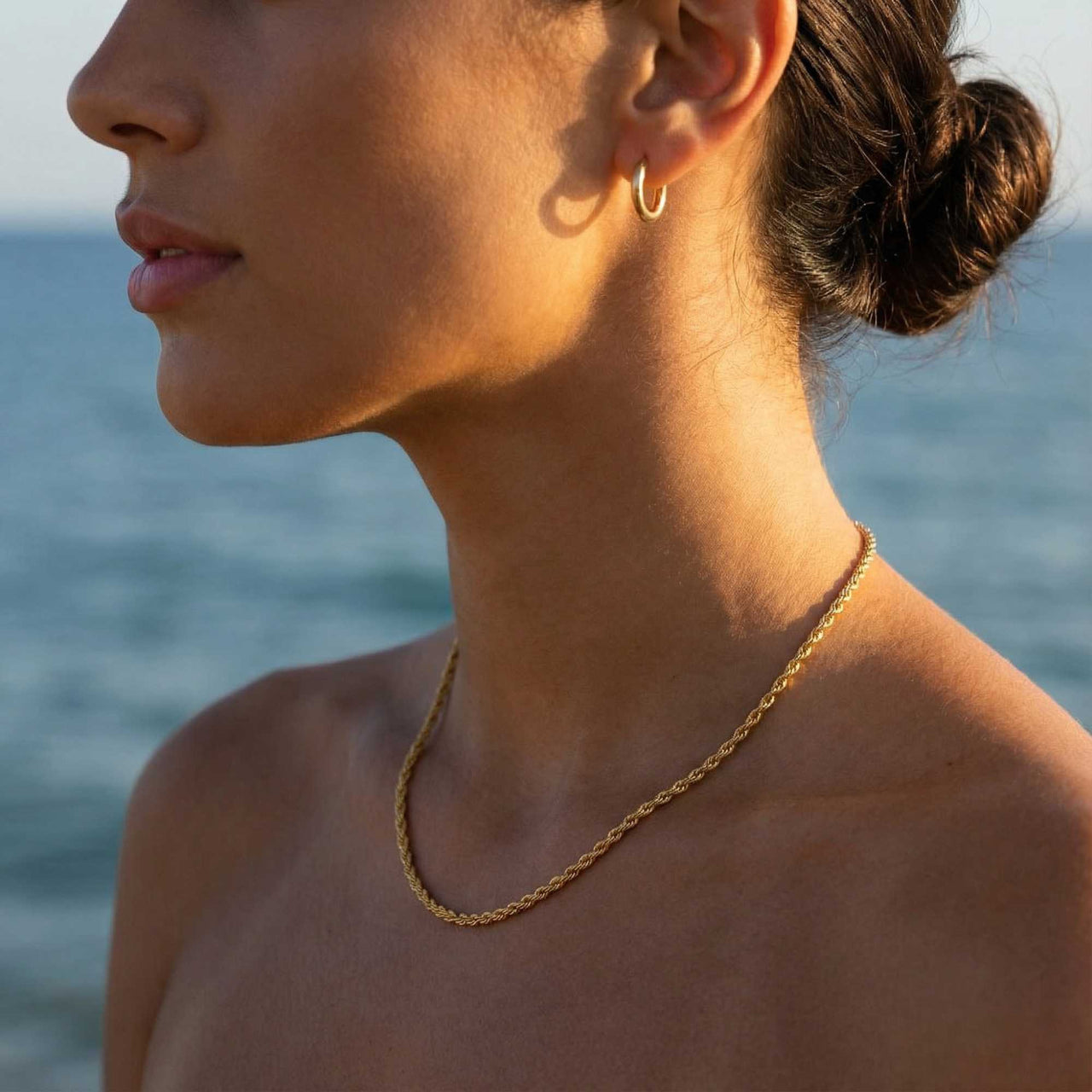 Collier Chaîne Torsadée