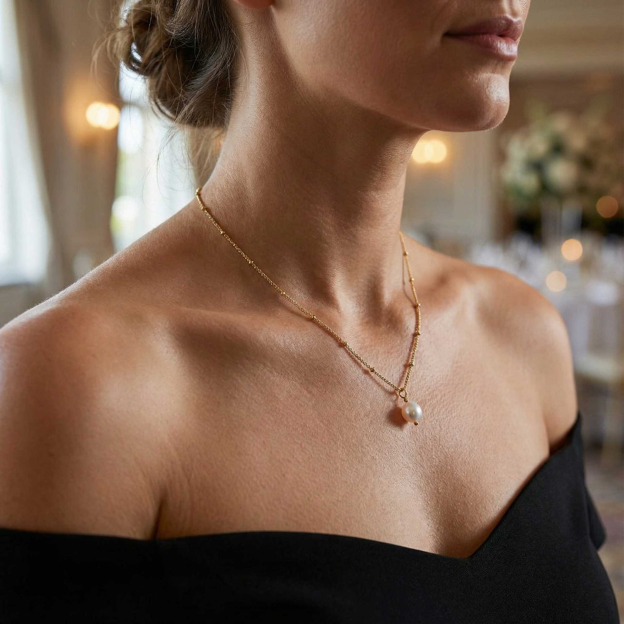 Collier Perle Goutte