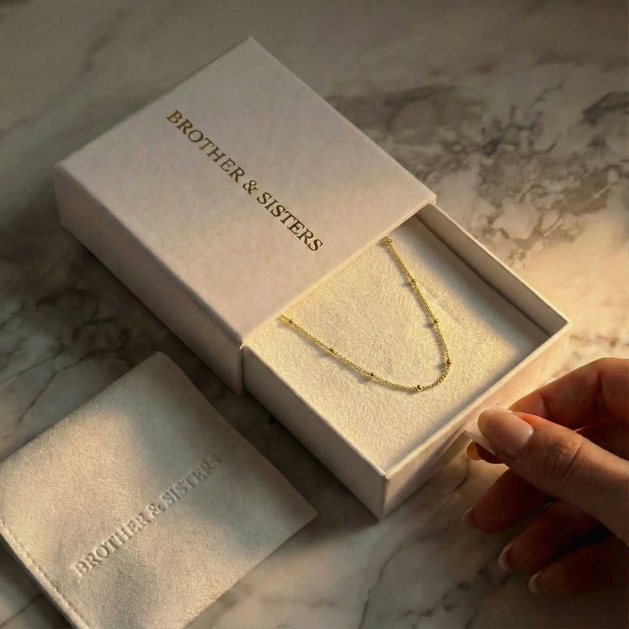 Julia Beaded Chain Necklace