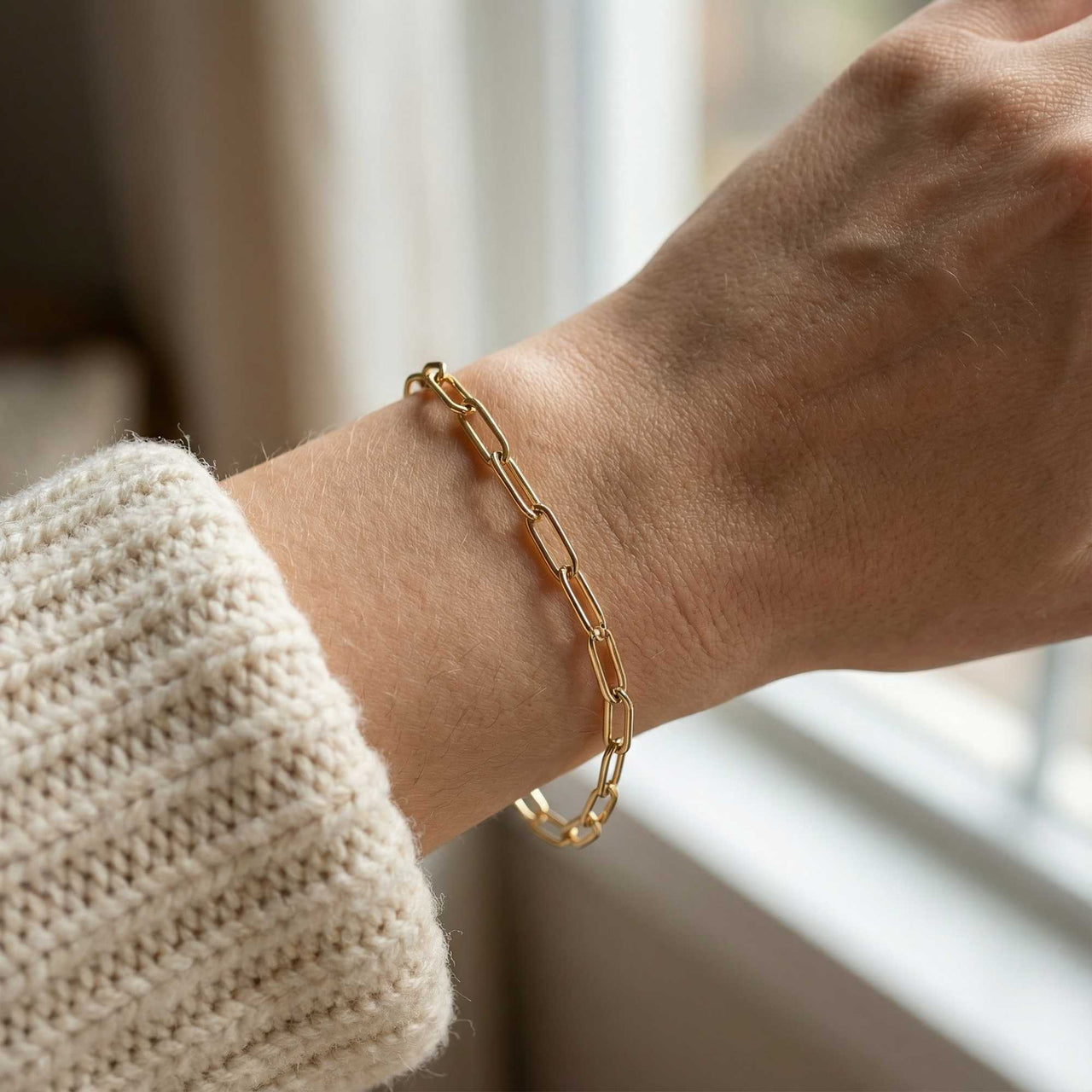 Paperclip Chain Bracelet