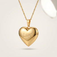 Thumbnail for Collier Médaillon Photo Coeur Love