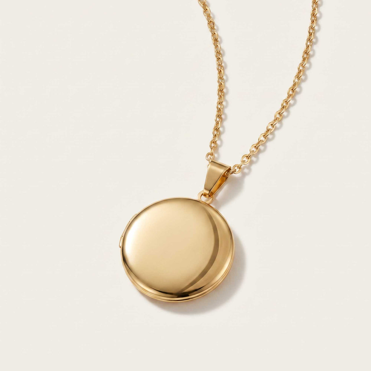 Collier Médaillon Photo Rond