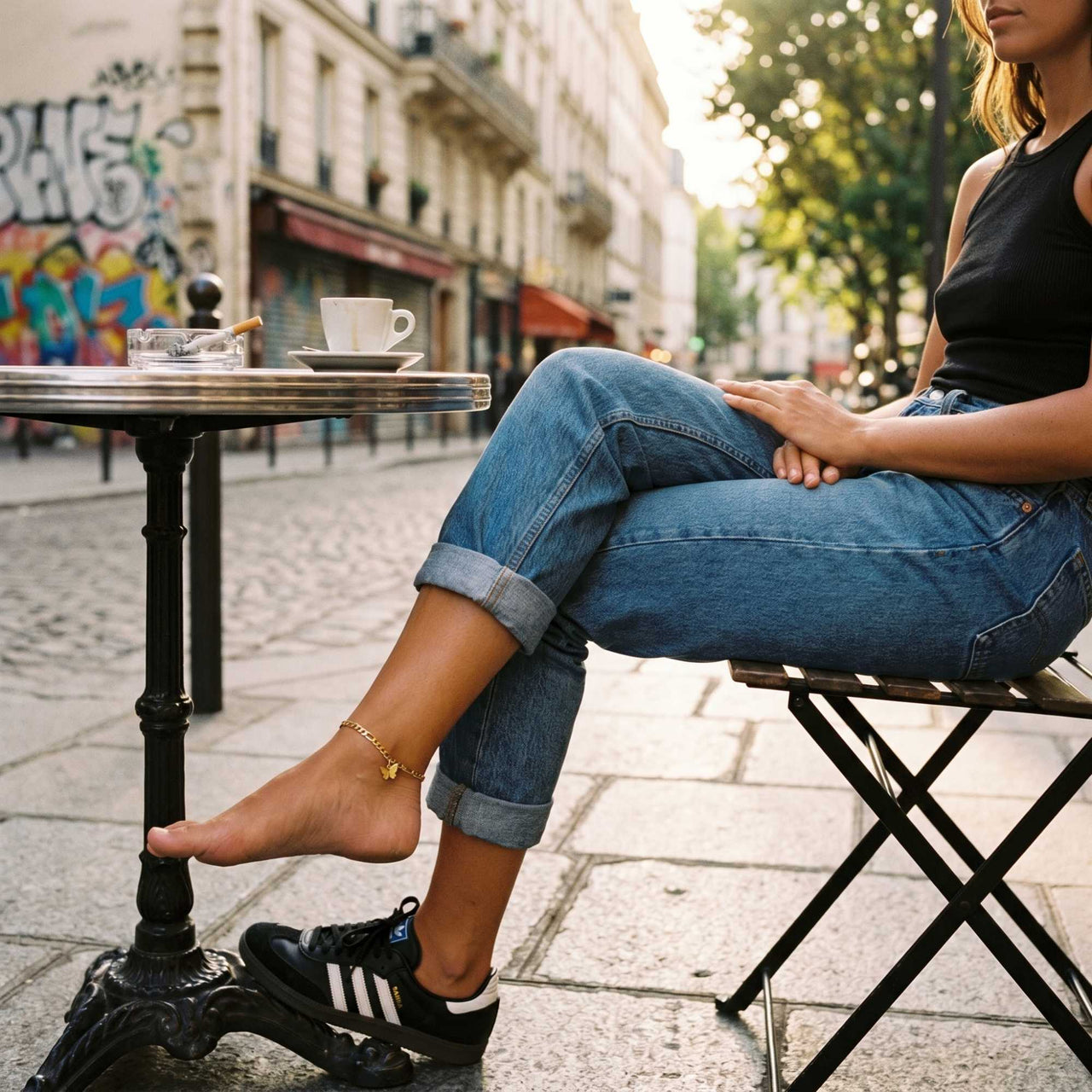 Figaro Butterfly Anklet