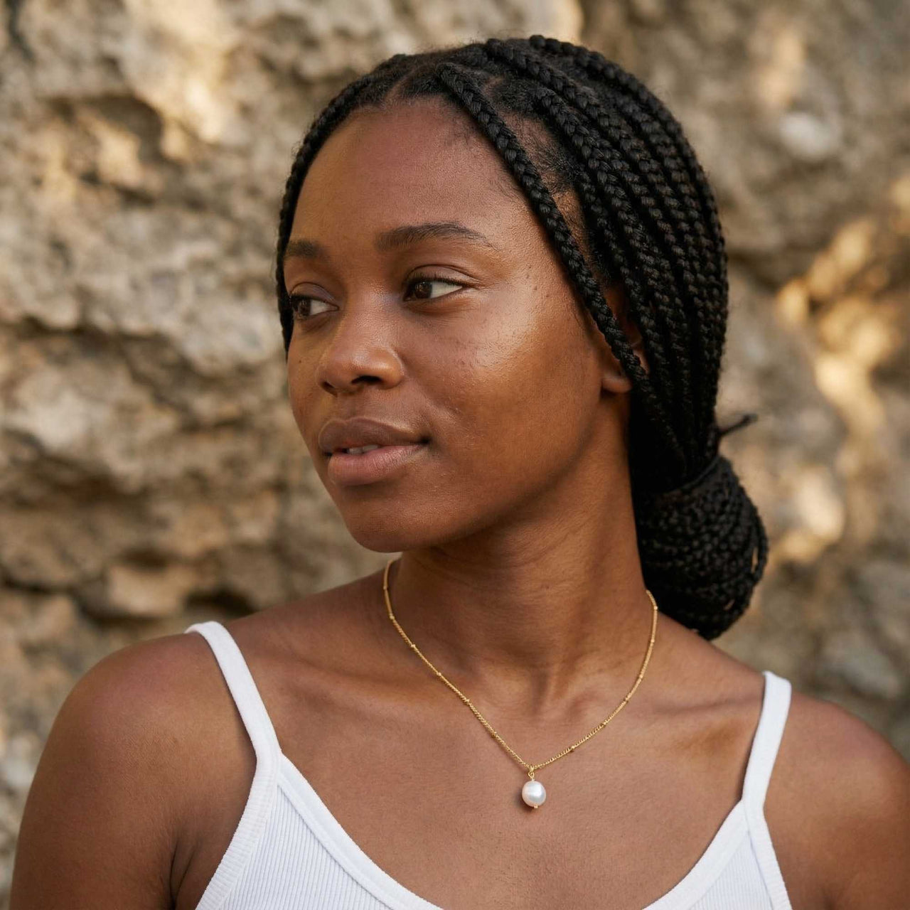 Collier Perle Goutte