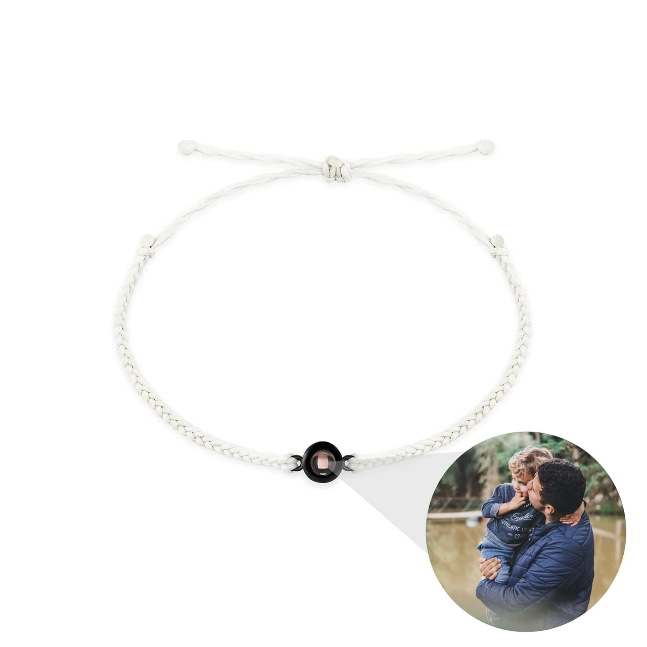 Circle Photo Bracelet