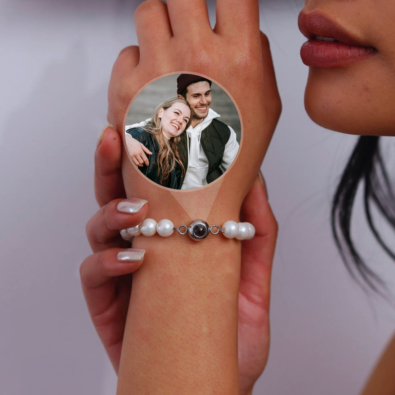 Beaded Photo Bracelet