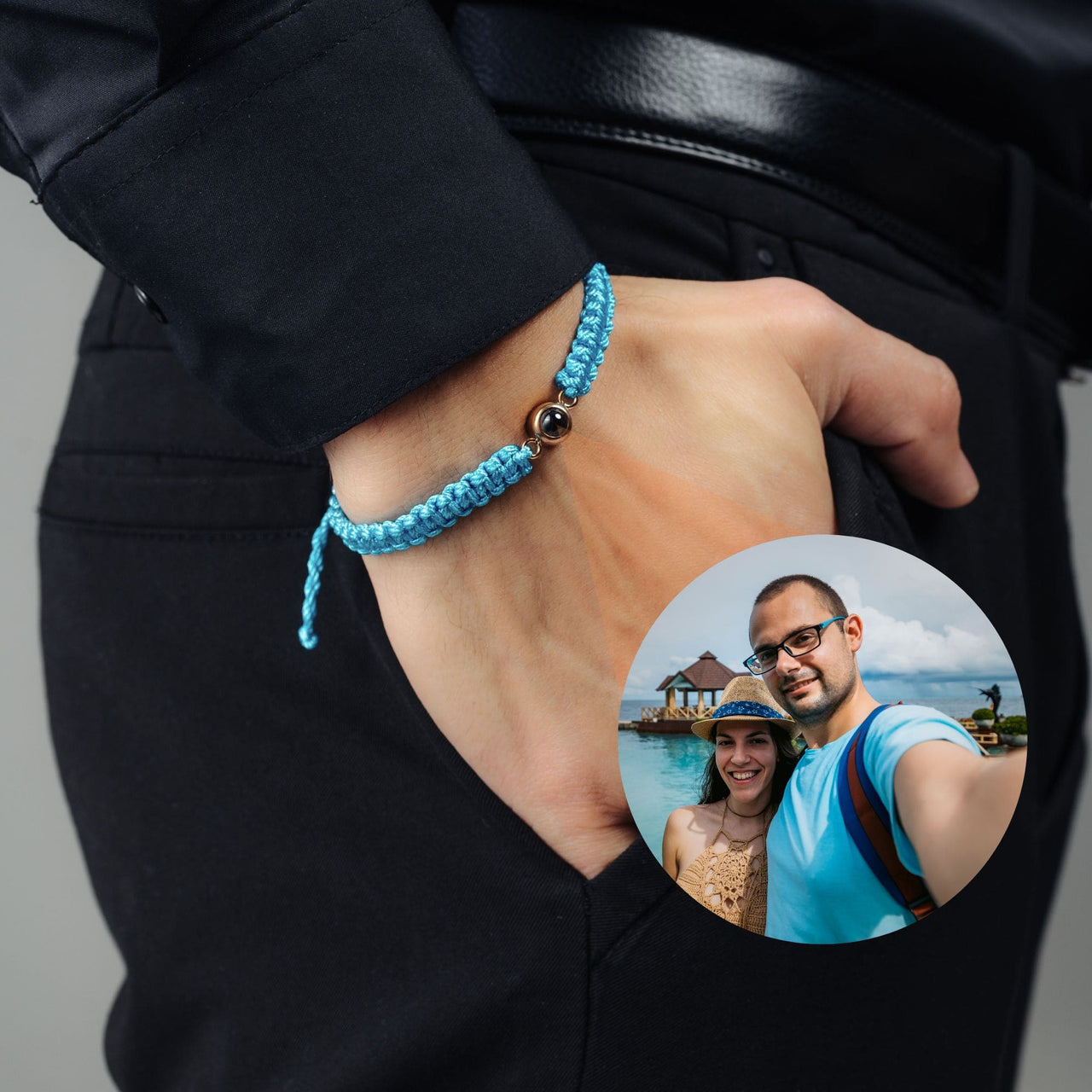 Man Photo Bracelet