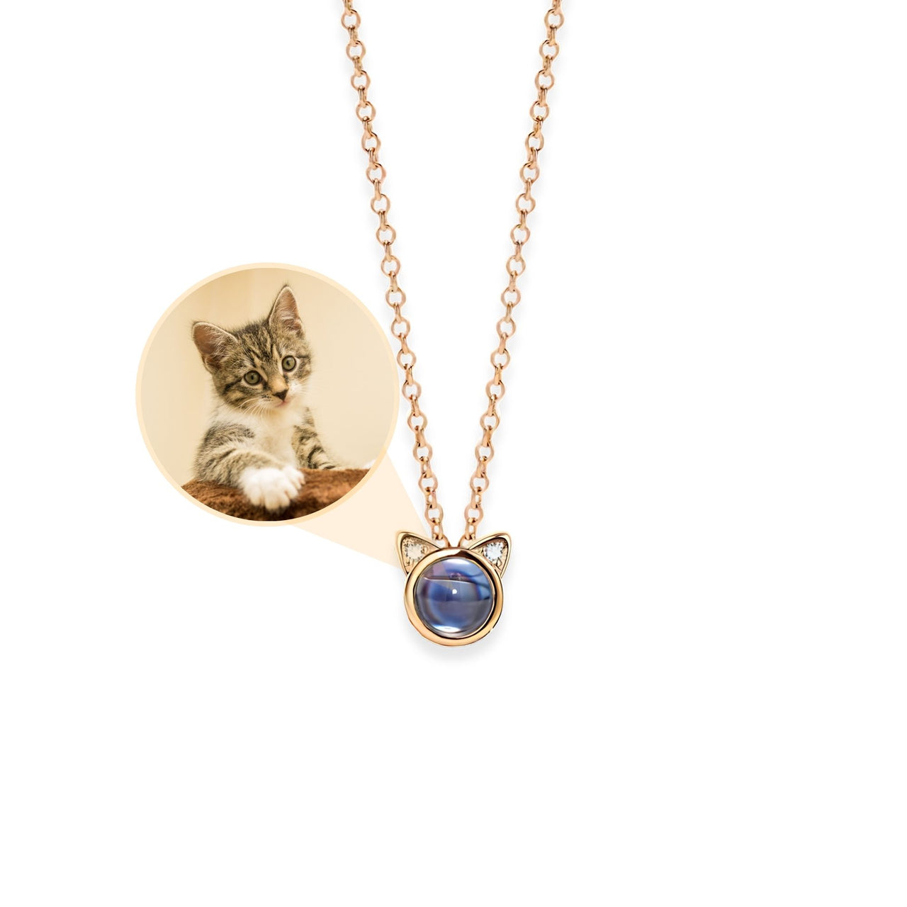 Cat Photo Necklace