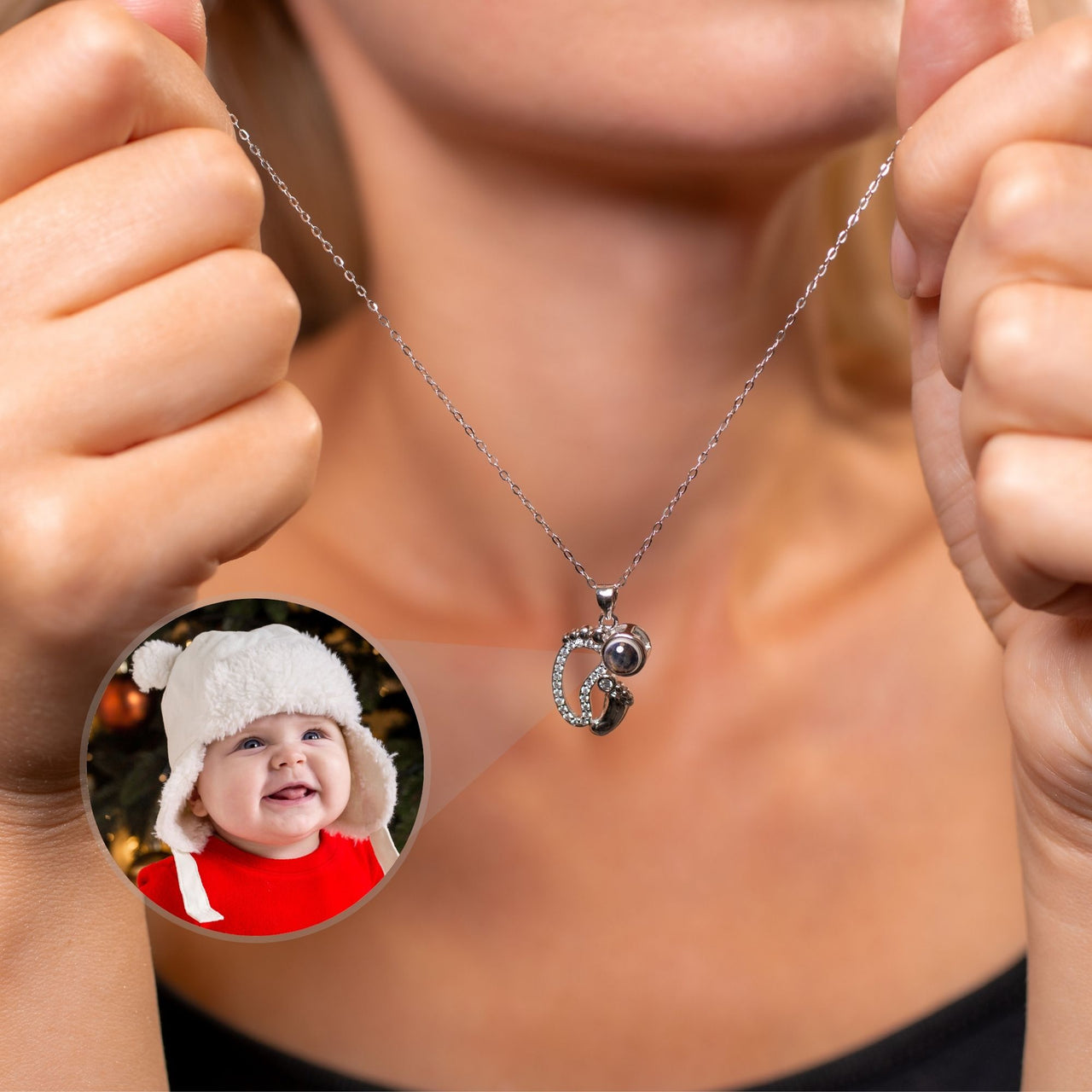 Collier Photo Enfant