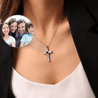 Thumbnail for Cross Photo Necklace