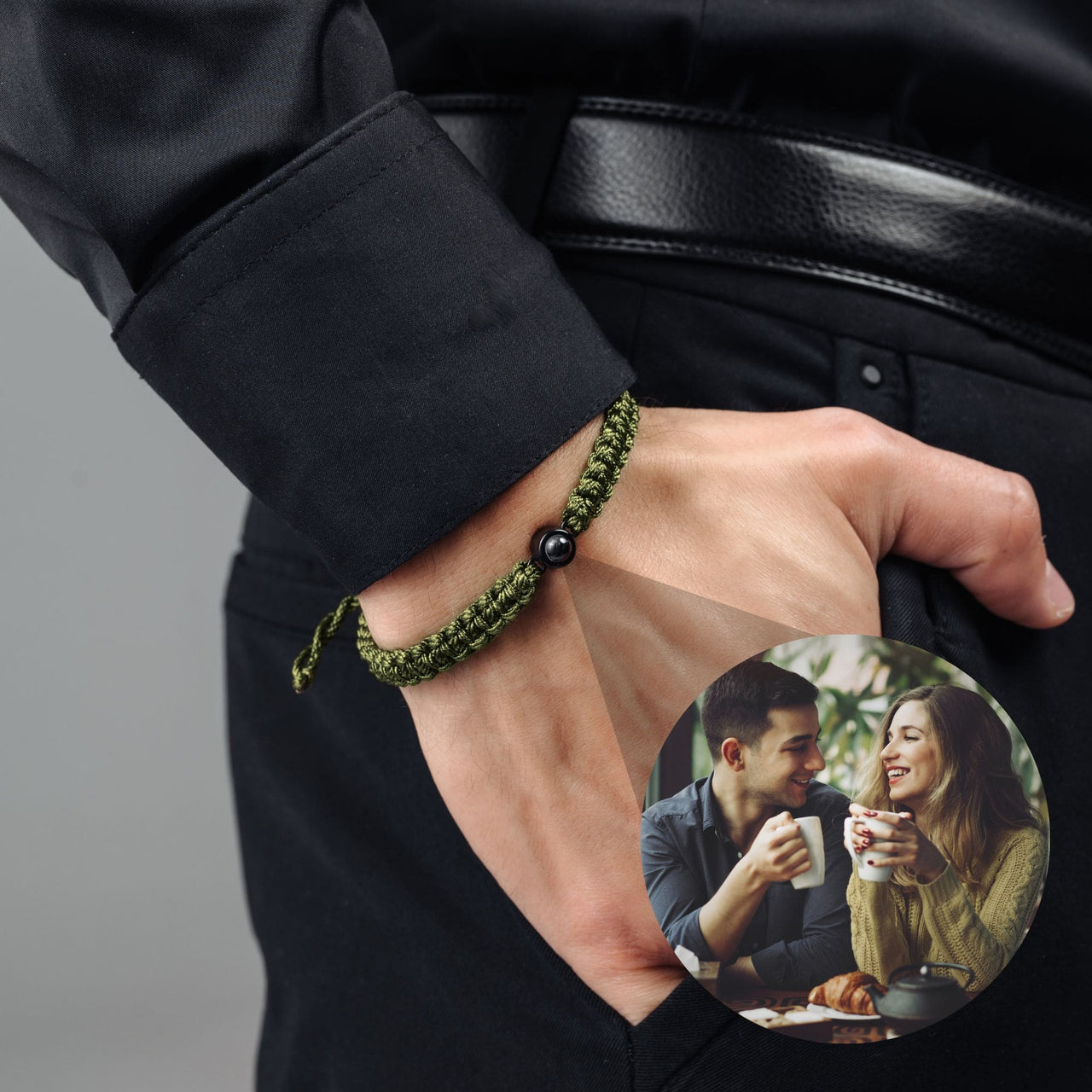 Man Photo Bracelet