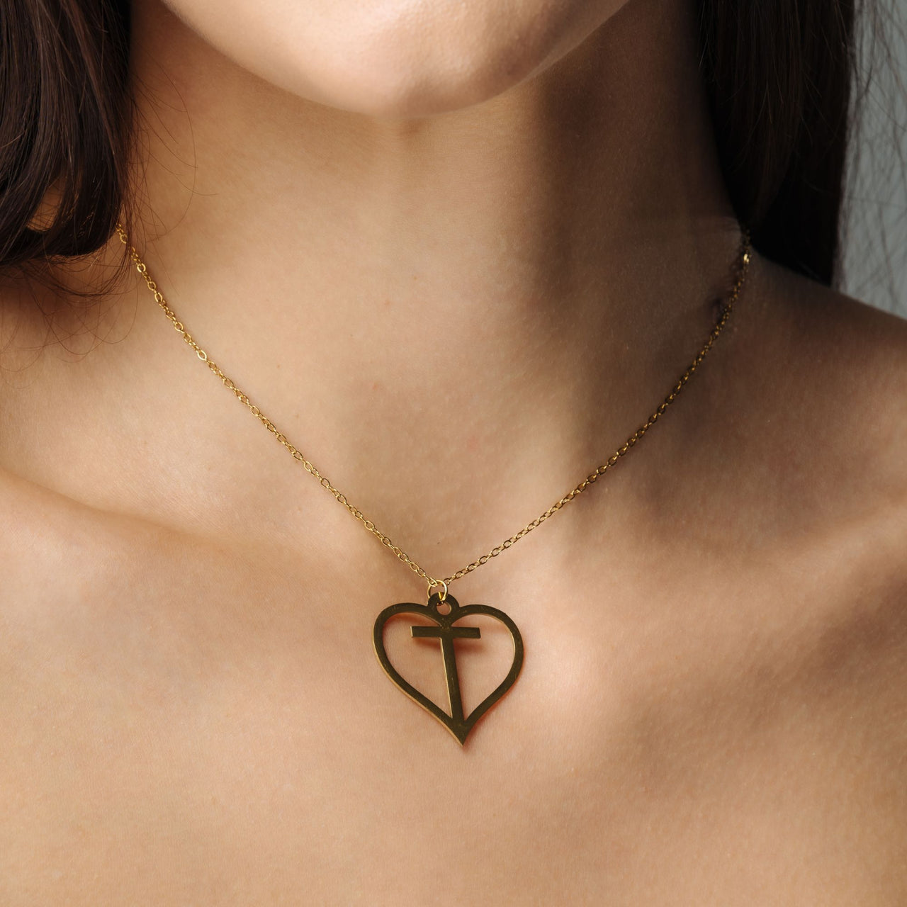 Collier Lettre Coeur