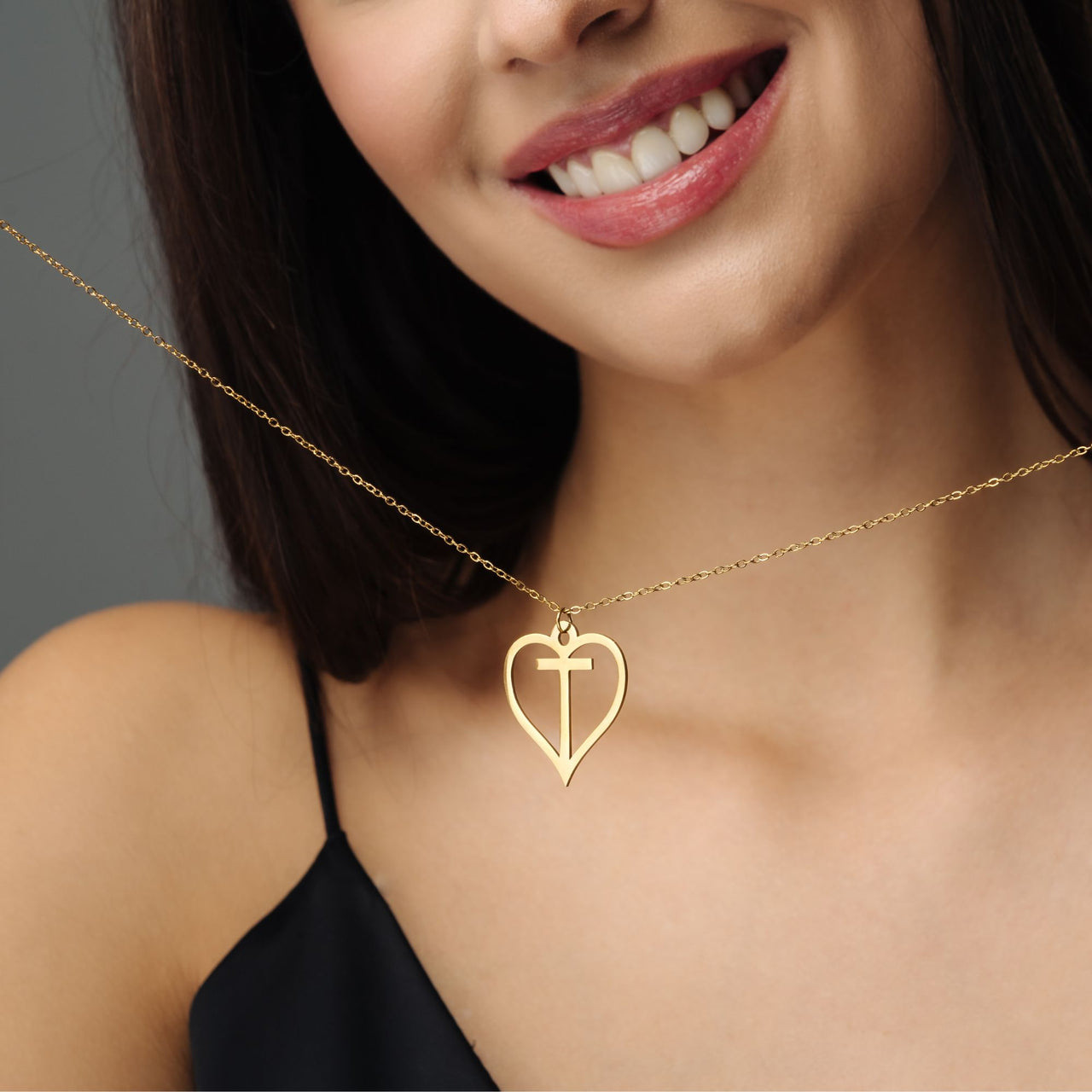 Collier Lettre Coeur