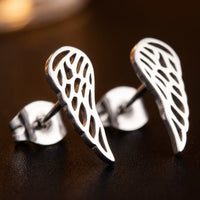 Thumbnail for Close-up of the silver stud earrings | SKU: 42008-silver