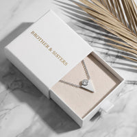 Thumbnail for Dainty silver necklace — in the gift box, silver | SKU: 18048714-rhodium-plated