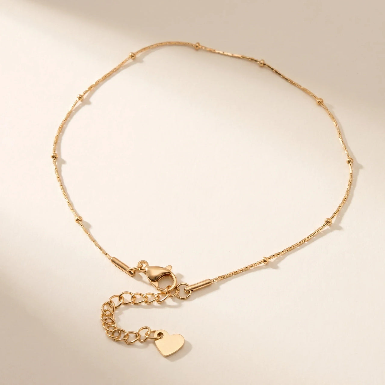 Heart Charm Anklet