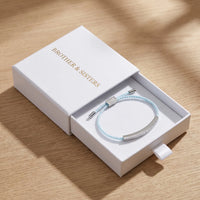 Thumbnail for Bracelet bleu ciel — dans l'écrin cadeau, argent | SKU: leciel-wg