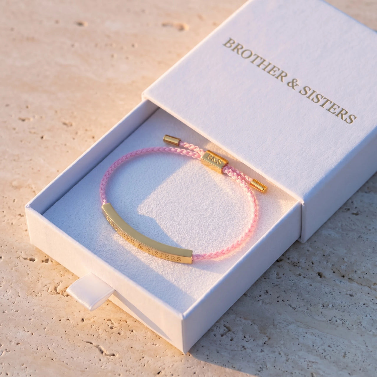Bracelet rose — dans l'écrin cadeau, or | SKU: lecorail-g