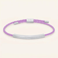 Thumbnail for Braided bracelet — product photo on a white background, silver | SKU: lemauve-wg