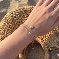 Thumbnail for Bracelet femme — photo portée, taille réelle, or | SKU: l-epure