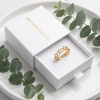 Thumbnail for Bague coeur or — dans l'écrin cadeau, or | SKU: lescoeurs