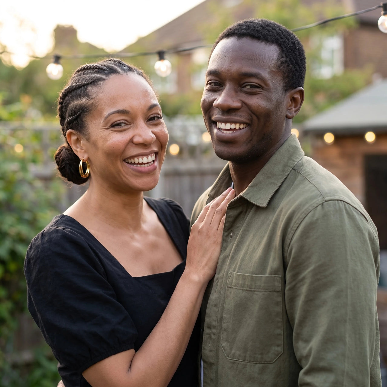 The Joints, gold earrings — couple | SKU: lescroisees