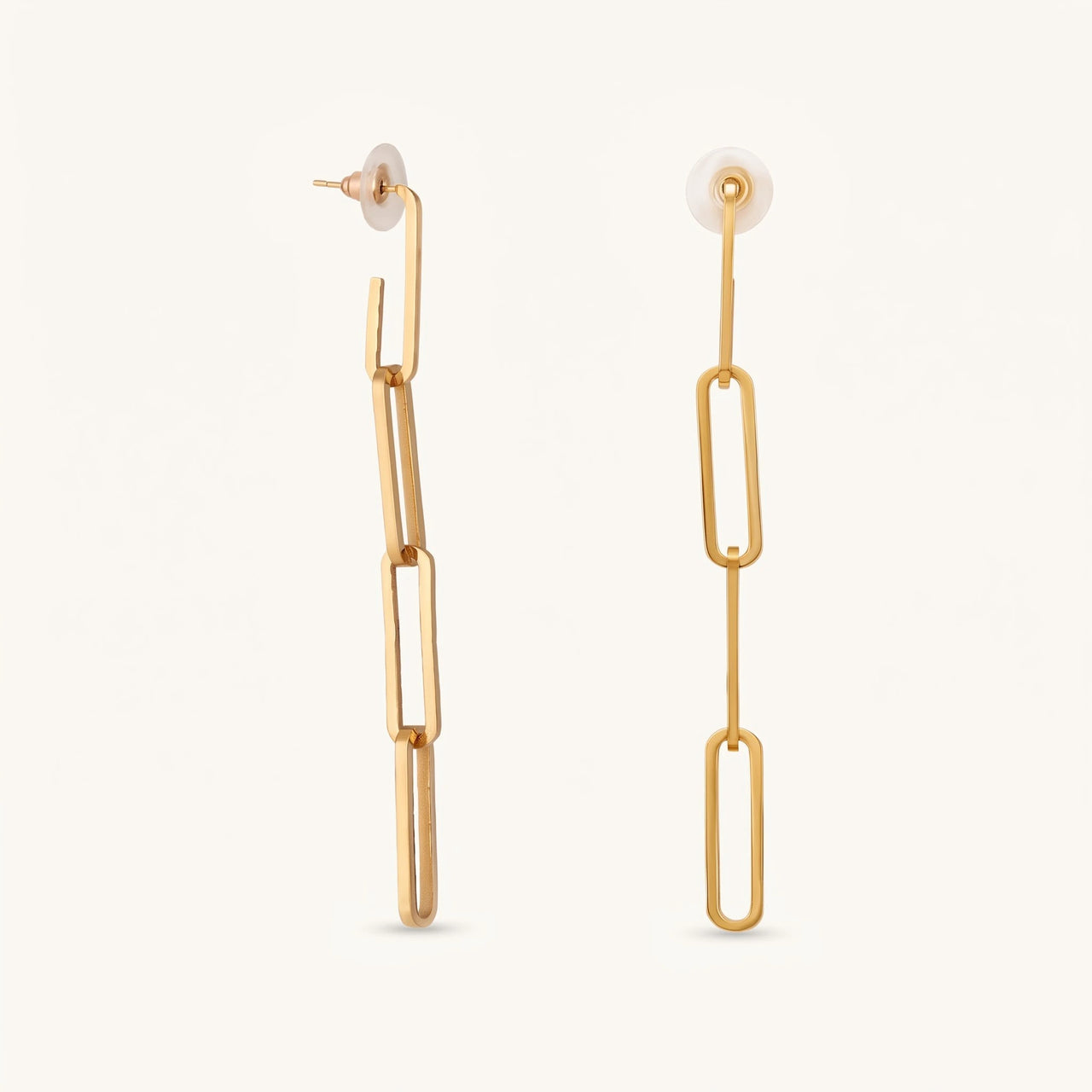 The Pendantes, gold earrings — packshot | SKU: lespendantes
