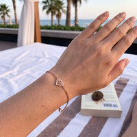 Thumbnail for Bracelet minimaliste — photo portée, taille réelle, or rose | SKU: 11662607-rose-gold