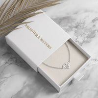 Thumbnail for Bracelet minimaliste — dans l'écrin cadeau, argent | SKU: 11662607-white-gold