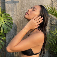 Thumbnail for Bracelet voyage — photo portée sous la douche, waterproof, or | SKU: 22665062-gold