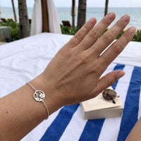 Thumbnail for Bracelet terre — photo portée, taille réelle, argent | SKU: 22665062-white-gold