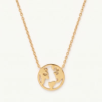 Thumbnail for Collier terre — photo produit sur fond blanc, or | SKU: 22173453-gold