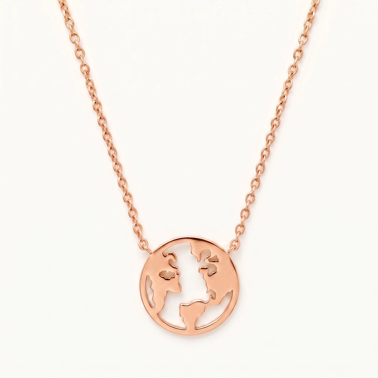 Collier terre — photo produit sur fond blanc, or rose | SKU: 22173453-rose-gold