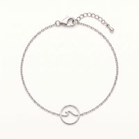 Thumbnail for Bracelet vague — photo produit sur fond blanc, argent | SKU: 17429078-white-gold
