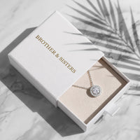 Thumbnail for Collier zircon — dans l'écrin cadeau, argent | SKU: 33136351
