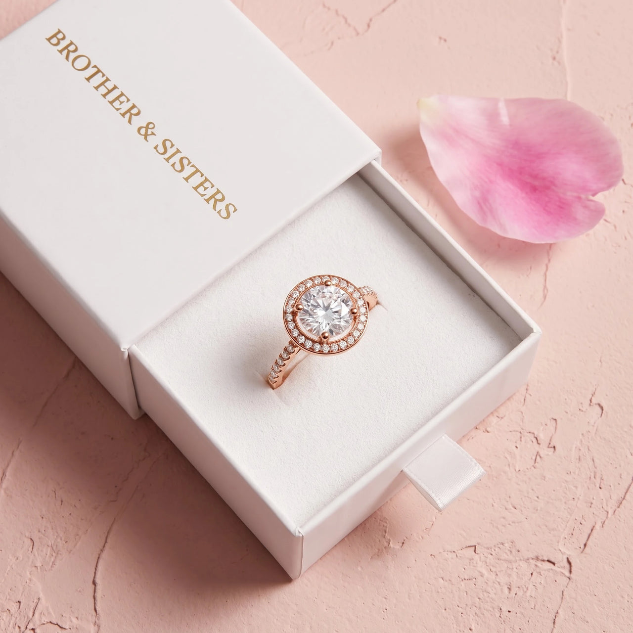 Bague or rose — dans l'écrin cadeau, or rose | SKU: 101791-4.5-rose-gold